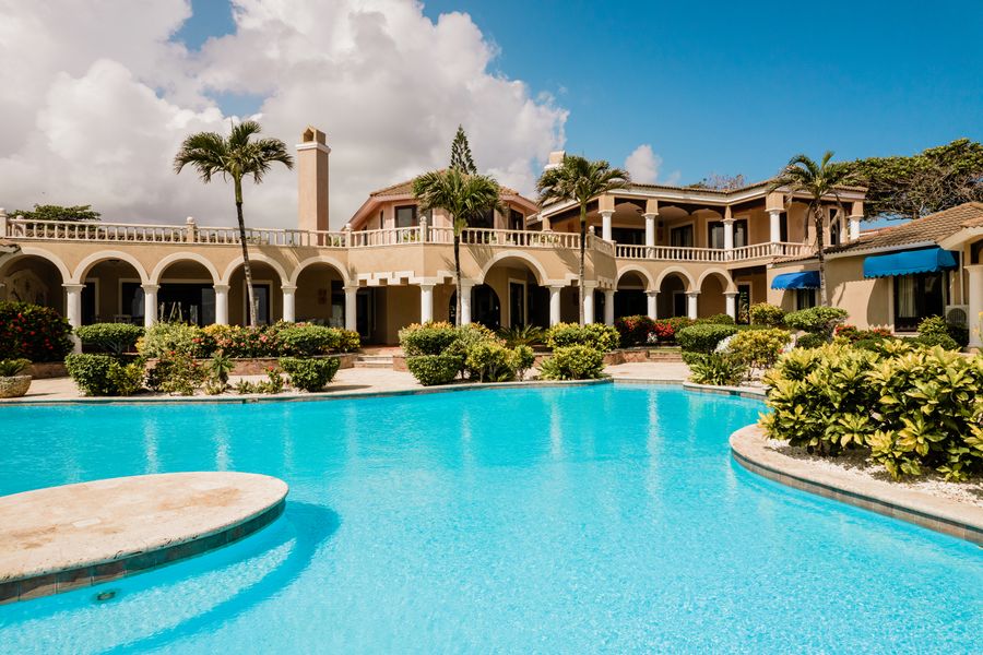 Villa and pool