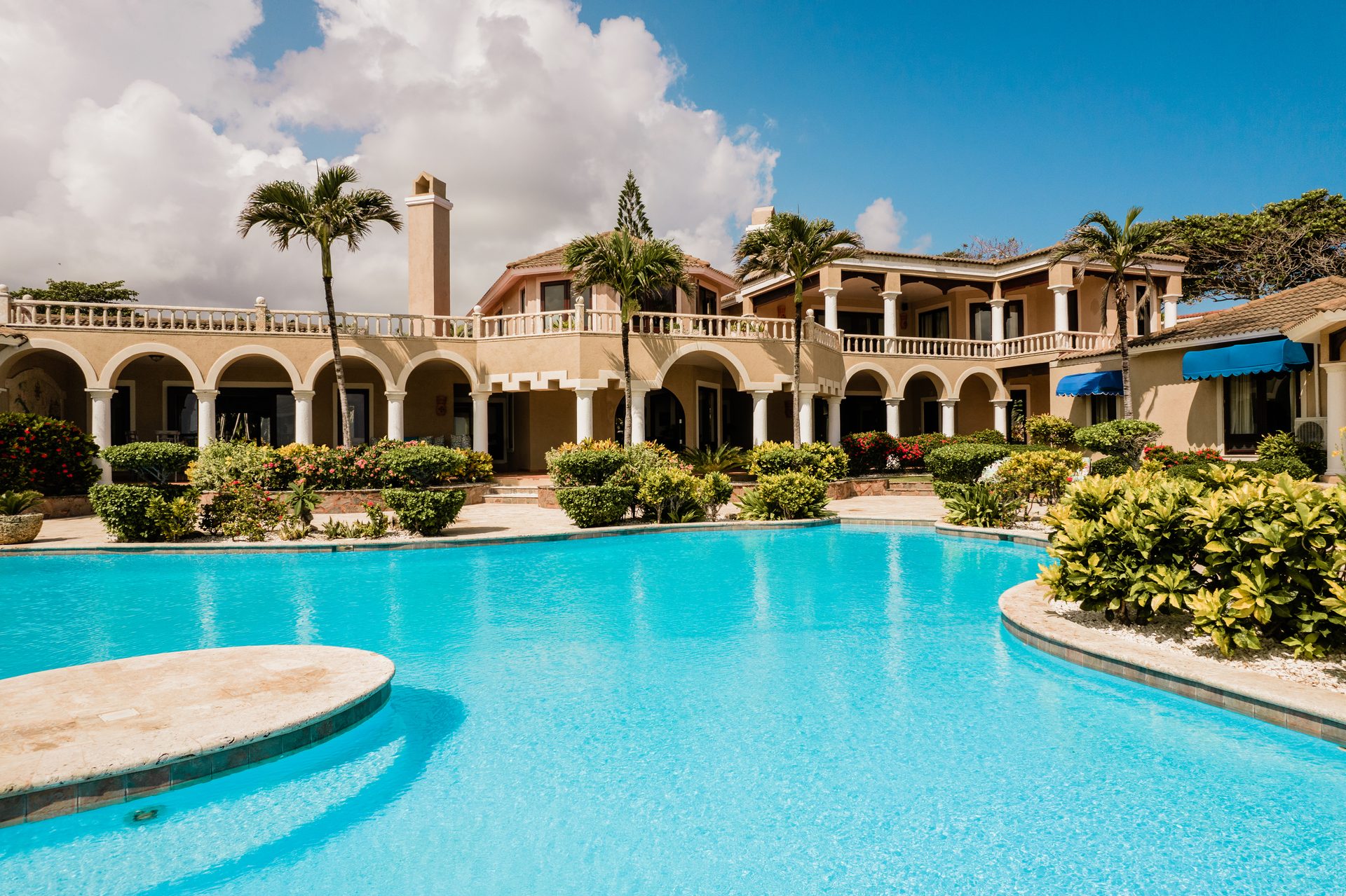 The Blue Orchid Villa with its ocean-view pool